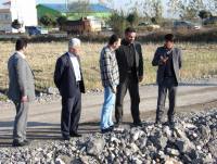 بازدید مهدوی شهردار از پروژه های شهر دابودشت