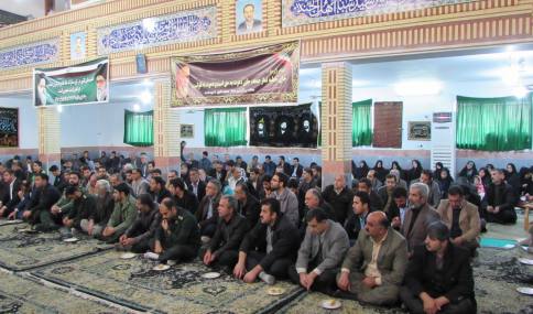 برگزاری مراسم گرامیداشت یوم الله 9 دی در مصلی دابودشت به روایت تصویر