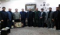 دیدار با صدیقی و وسطی رزمندگان دفاع مقدس  شهر دابودشت به مناسبت هفته دفاع مقدس